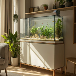 Автоматична годівничка для акваріума Kruger Meier AquaMinio 250 з двома камерами, живленням від батарейок